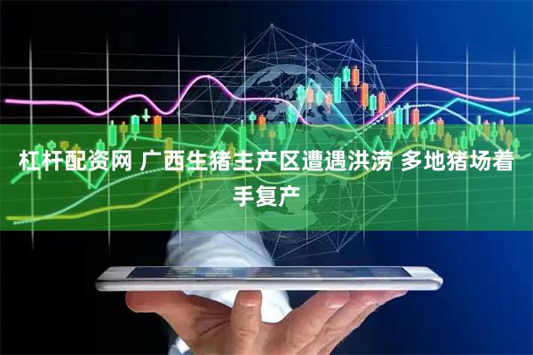 杠杆配资网 广西生猪主产区遭遇洪涝 多地猪场着手复产